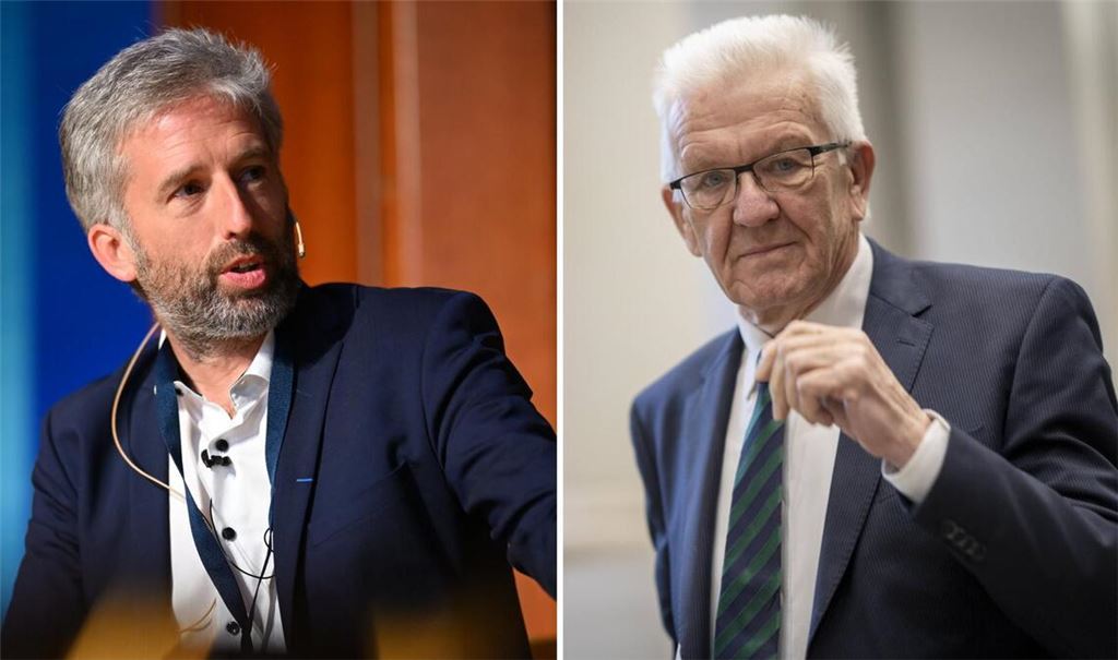 Der Tübinger Oberbürgermeister Boris Palmer (links) hat sich in einem Brief direkt an Baden-Württembergs Ministerpräsident Winfried Kretschmann gewandt.
