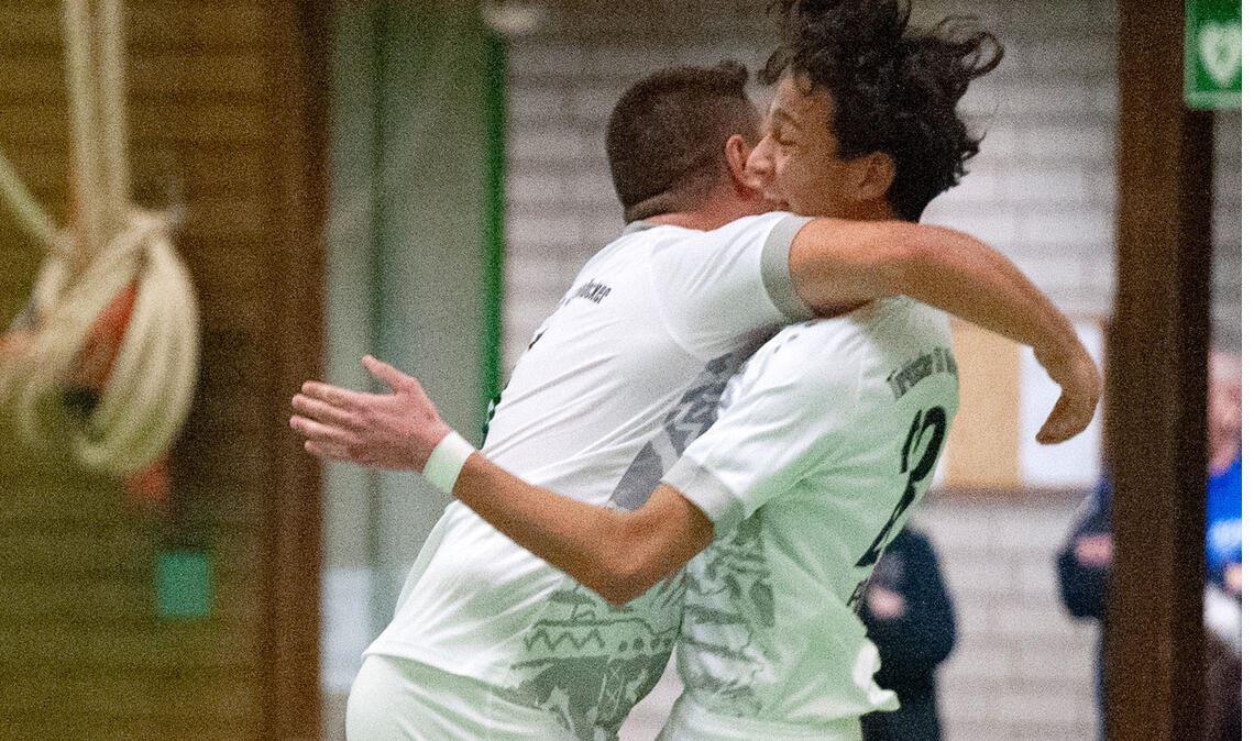 Der Türkische SV Mühlacker gewinnt den Hallenstadtpokal 2024 nach einem 4:3 im F...