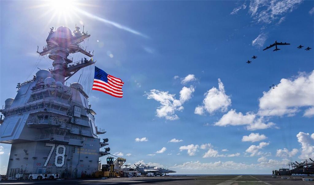 Der US-Flugzeugträger Gerald Ford. Kann die Bundeswehr ihn unterstützen?