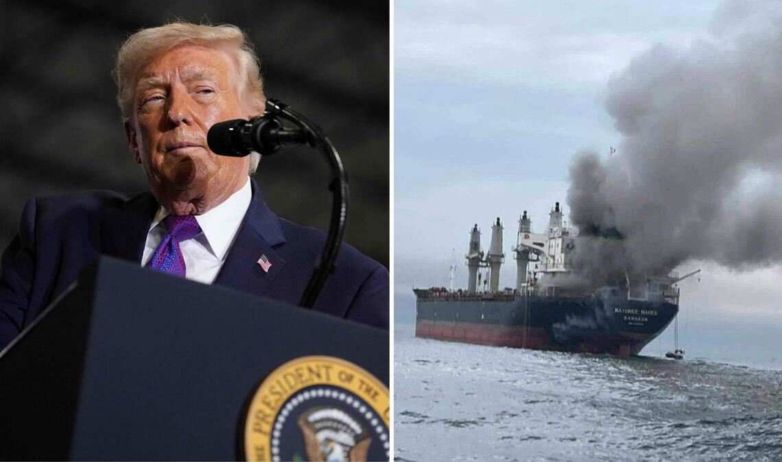 Der US-Präsident Donald Trump fordert unbeteiligte Länder auf, die Straße von Hormus zu sichern.