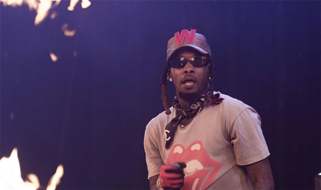 Der US-Rapper Offset bei einem Auftritt in Finnland 2024.