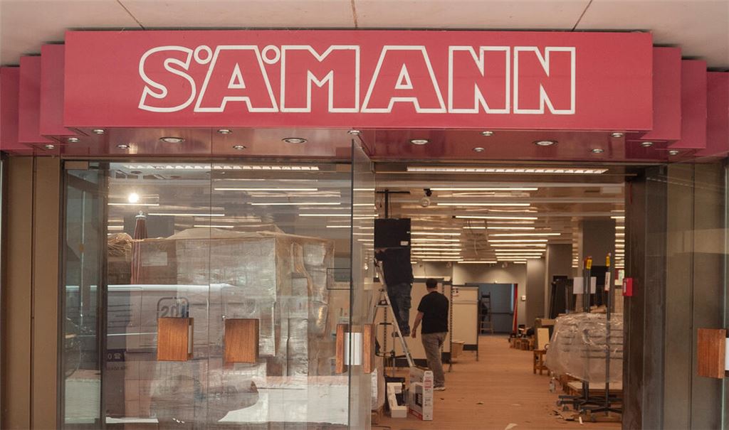 Der Umbau ist im Endspurt: Am 17. April wird aus „Sämann“ eine „Woolworth“-Filiale. Foto: Fotomoment