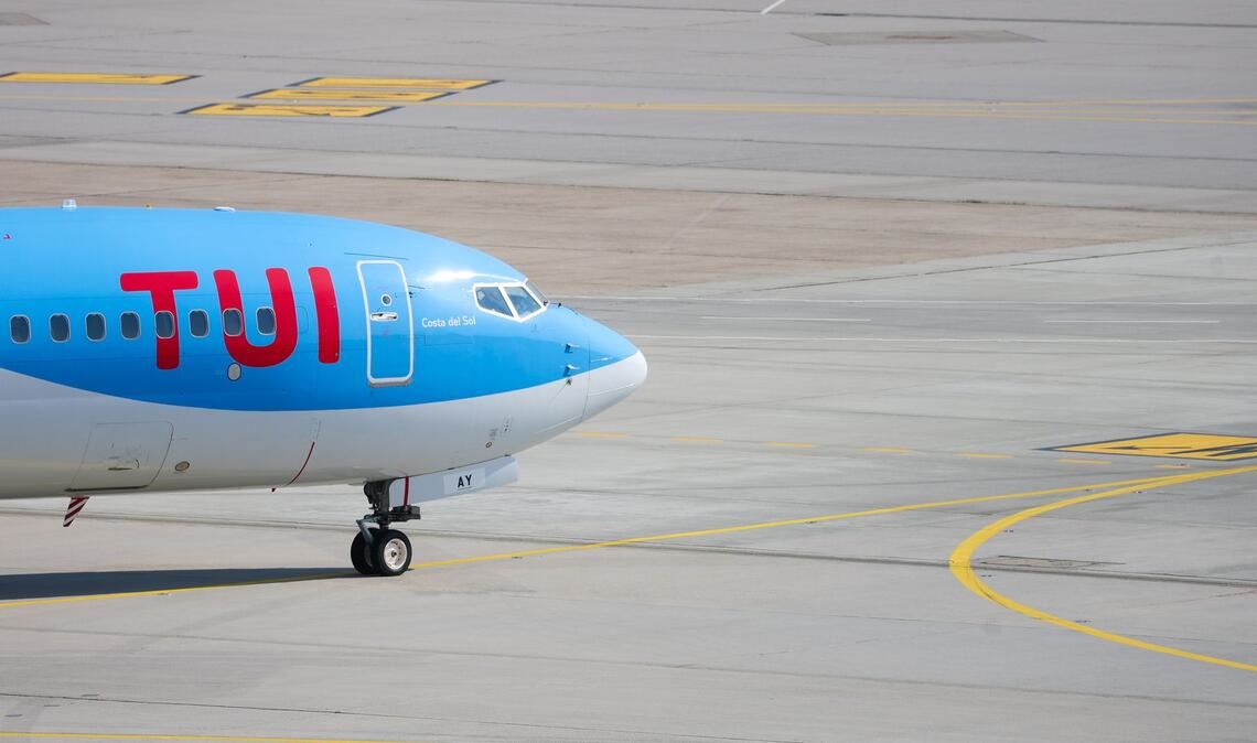 Der Unfall ereignete sich während einer Zeremonie zur Taufe eines Flugzeugs des Touristikunternehmens TUI. (Symbolbild)