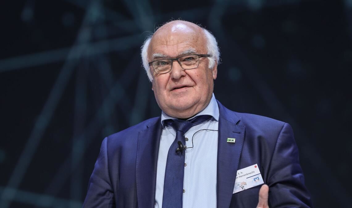 Der Unternehmer Martin Herrenknecht. Seine Firma wirkte auch bei Stuttgart 21 mit.