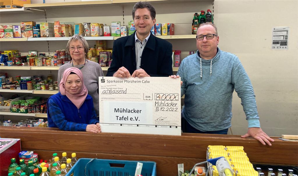 Der Verein Mühlacker Tafel wird mit 8000 Euro unterstützt. Foto: Craiss