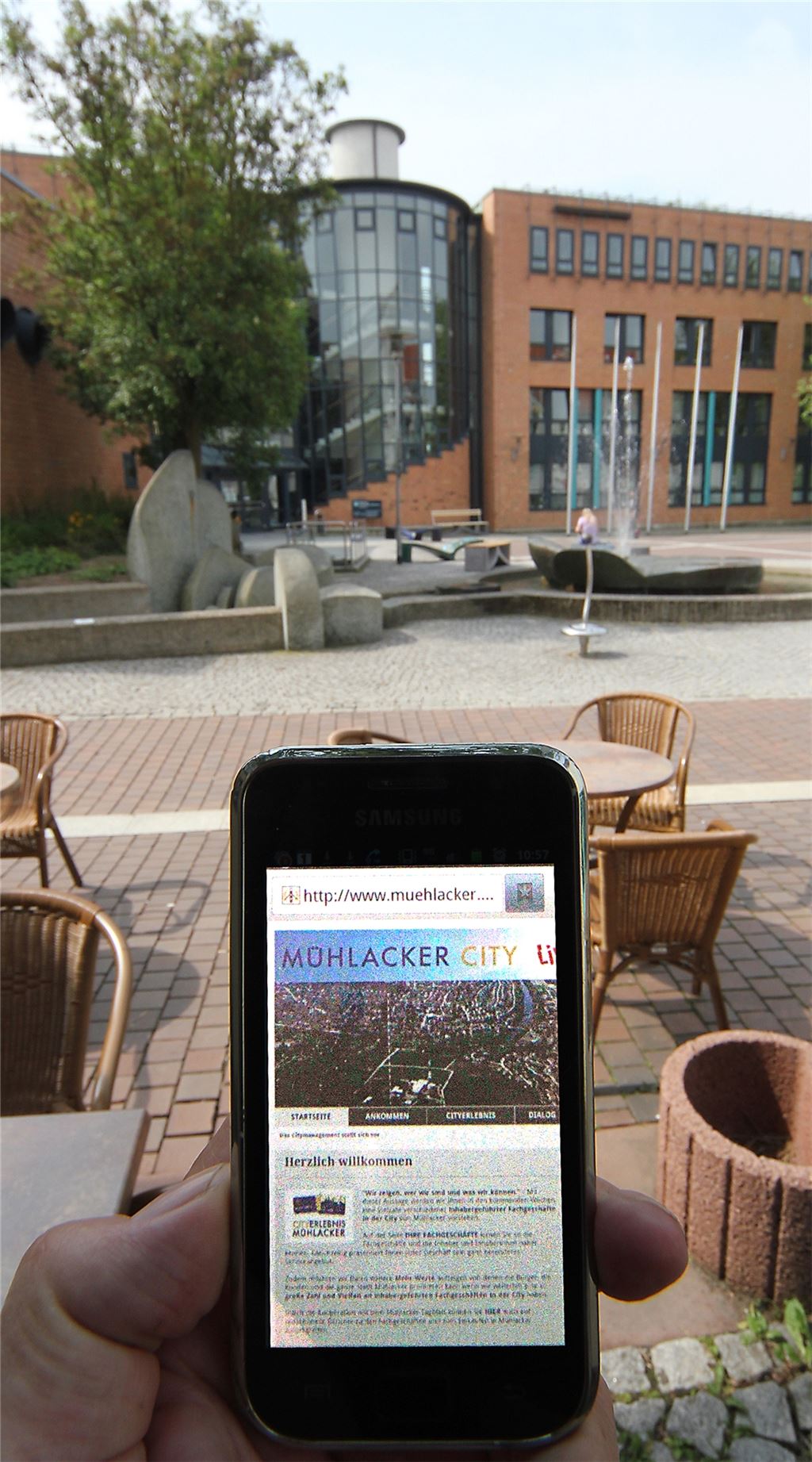Der Vertrag für das freie WLAN auf dem Kelterplatz läuft Ende April aus.Archivfoto: Kollros