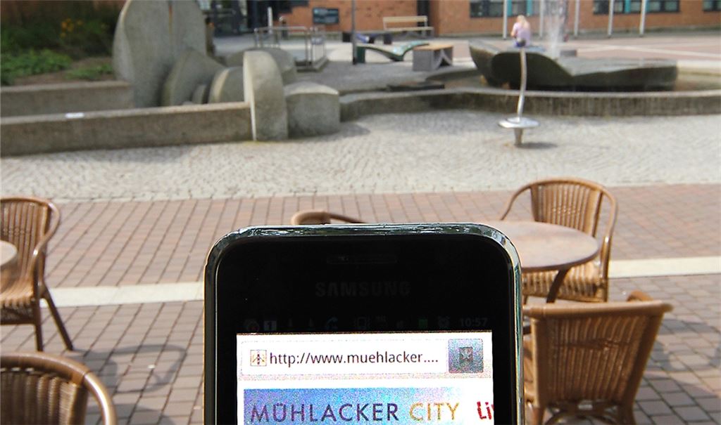 Der Vertrag für das freie WLAN auf dem Kelterplatz läuft Ende April aus.Archivfoto: Kollros