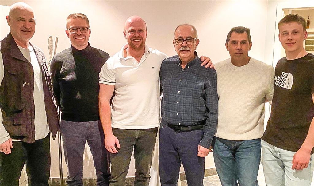 Der Vorstand von Taekwondo Mühlacker (v.li.): Enrico Simon, Thomas Bahnert, Tizian Klingel, Luis Escolano, Thomas Kreuz und Florian Behrendt. 