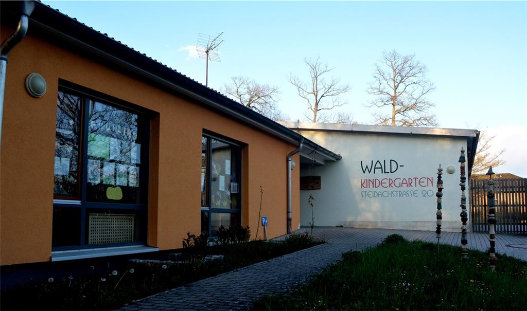 Der Waldkindergarten soll für geschätzte 1,5 Millionen Euro erweitert werden.Stahlfeld