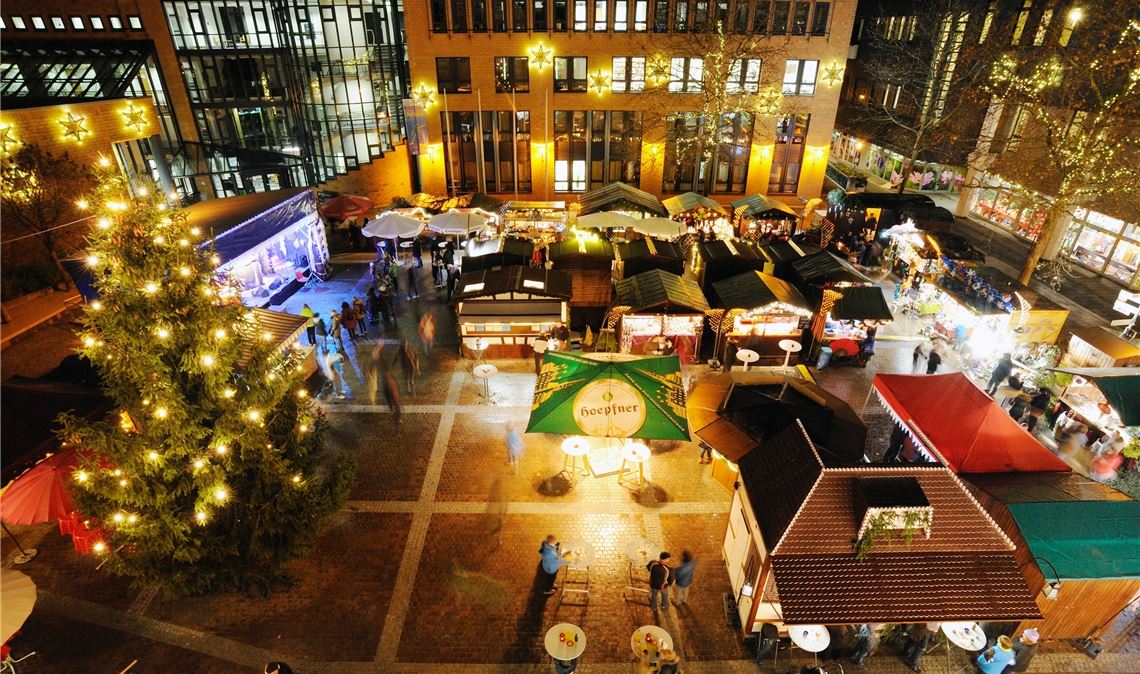 Der Weihnachtsmarkt in Mühlacker soll 2021 nicht am Rathaus, aber in den Enzgärten stattfinden. Foto: Archiv