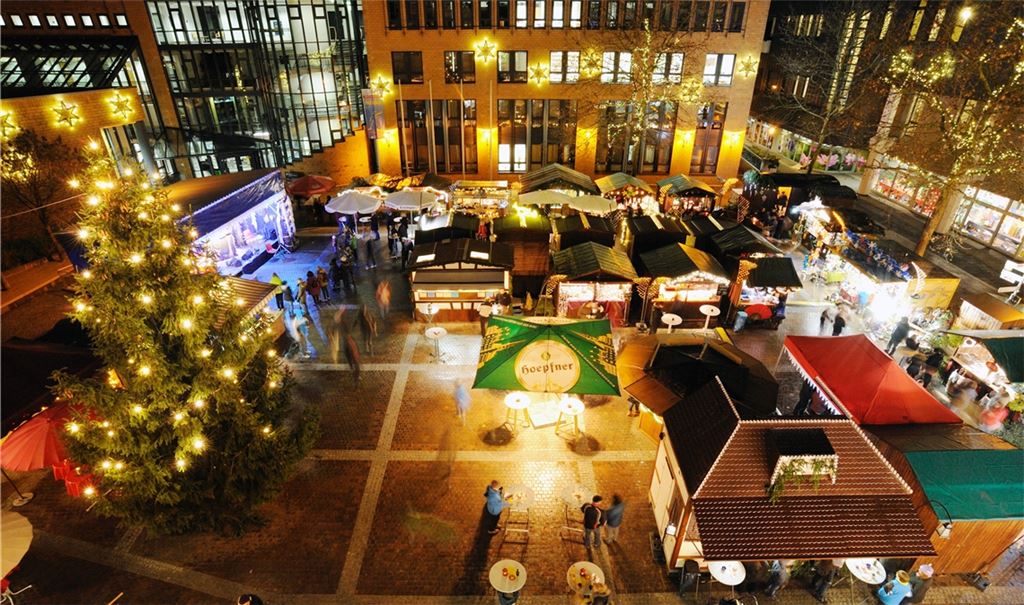 Der Weihnachtsmarkt in Mühlacker soll 2021 nicht am Rathaus, aber in den Enzgärten stattfinden. Foto: Archiv