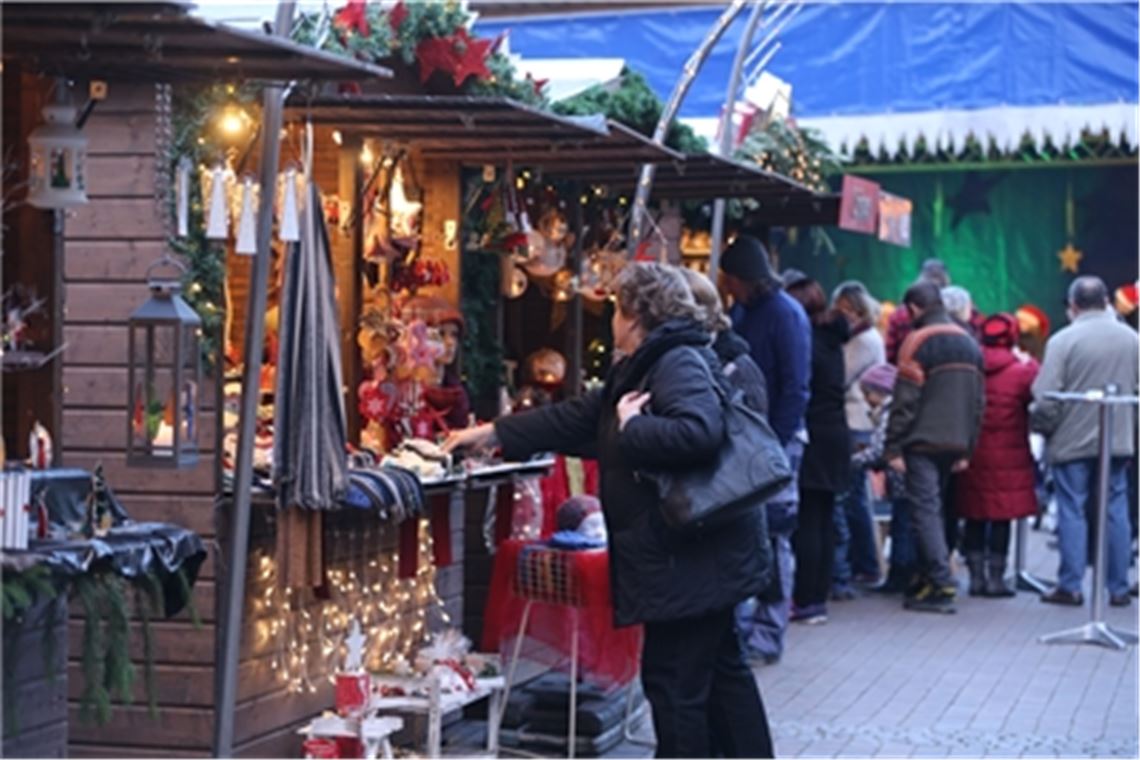 Der Weihnachtsmarkt in Mühlacker soll stattfinden. Archivfoto: Huber