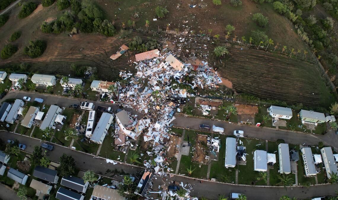 Der Wetterdienst geht davon aus, dass an der Algarve ein Tornado wütete.