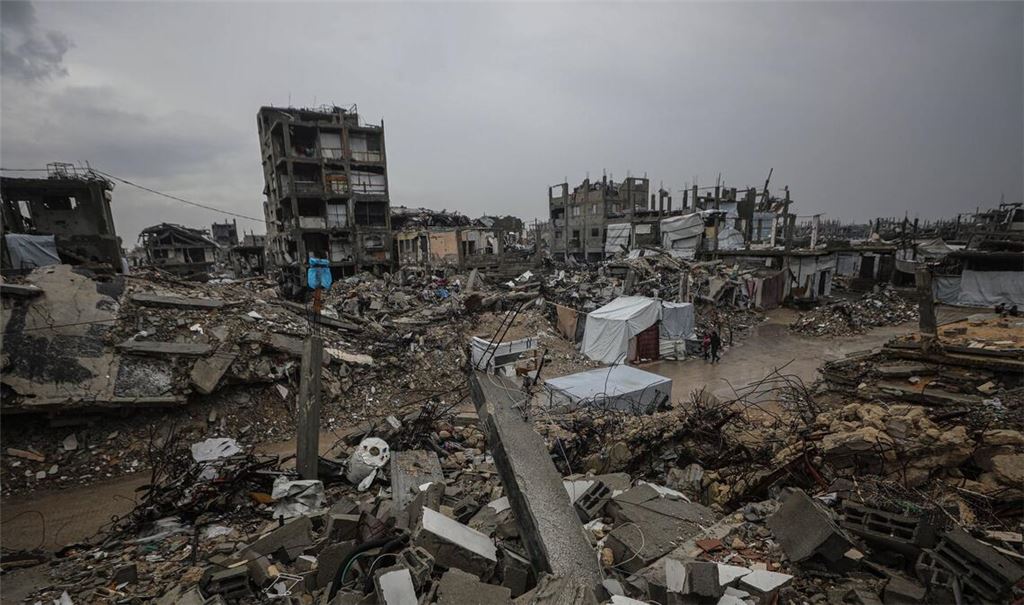 Der Wiederaufbau in Gaza rückt in den Hintergrund.