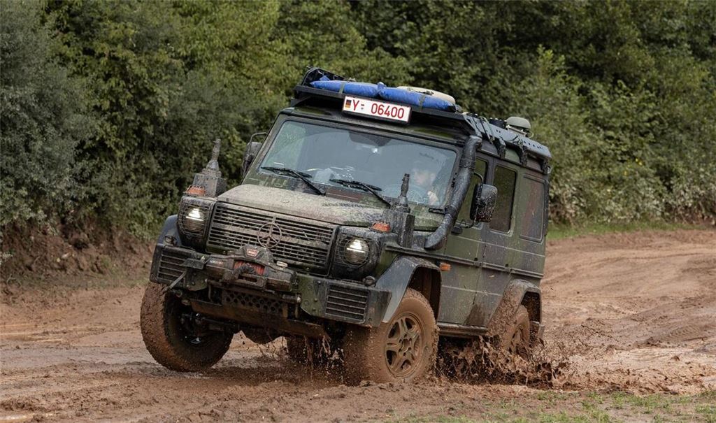 Der Wolf 2 der Bundeswehr basiert auf der Mercedes-G-Klasse.
