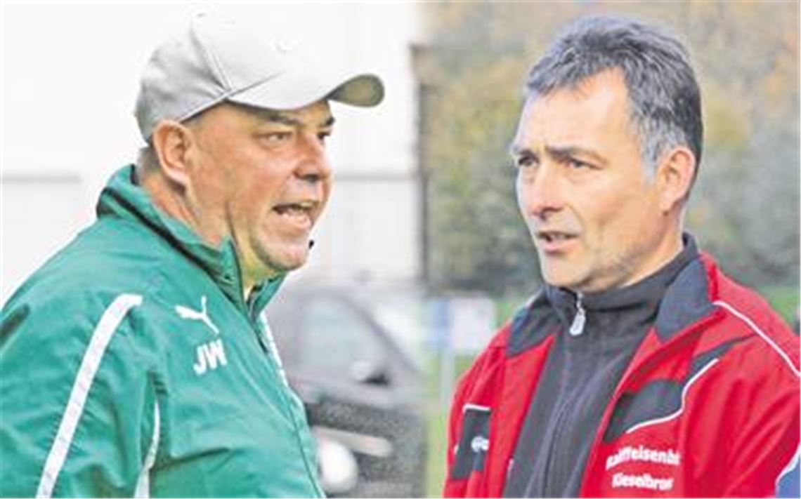 Der Zaisersweiherer Trainer Jürgen Widmann will der Tabellenspitze auf den Pelz rücken. Ölbronn-Dürrns Coach Ulli Stengel bleibt dagegen eher vorsichtig, obwohl seine Mannschaft als Tabellendritte der Kreisklasse A1 besser dasteht. Foto: Eigner