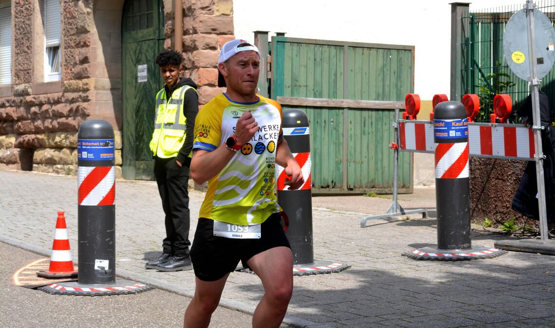 Der Zweitschnellste über die zehn Kilometer (Team Stadtwerke Mühlacker). 