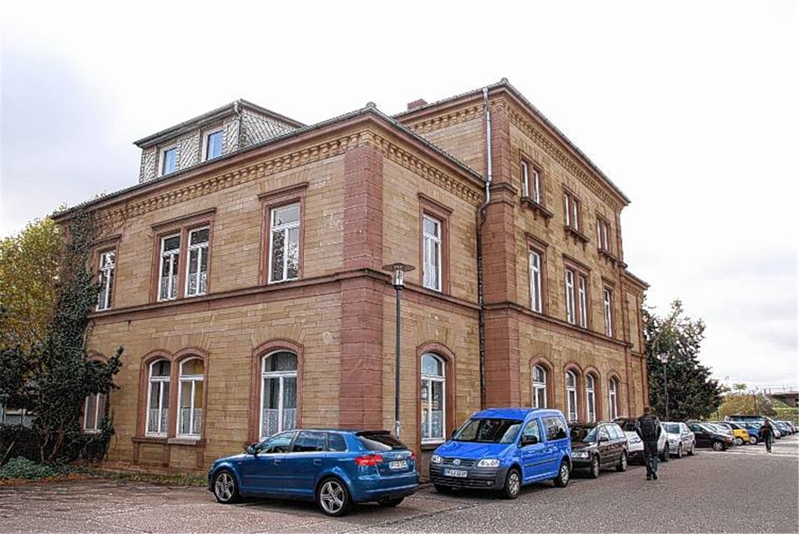 Der alte badische Bahnhof.