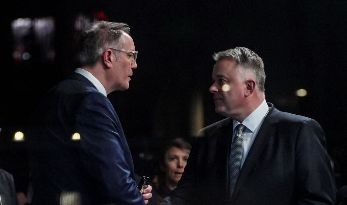 Der alte und der voraussichtlich neue Ministerpräsident von Rheinland-Pfalz wollen über eine große Koalition sprechen.