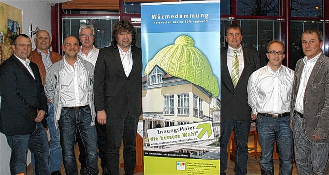 Der amtierende Vorstand der Maler- und Lackiererinnung. Foto: Helbig