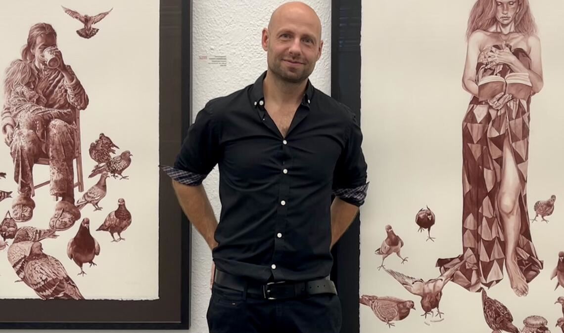 Der aus Wiernsheim stammende Künstler Markus Magenheim freut sich auf die „art KARLSRUHE“. Foto: privat