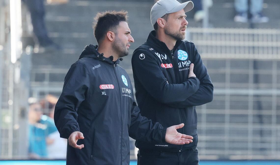 Der bisherige Assistenzcoach Kerem Arslan (li.) löst Marco Wildersinn ab.