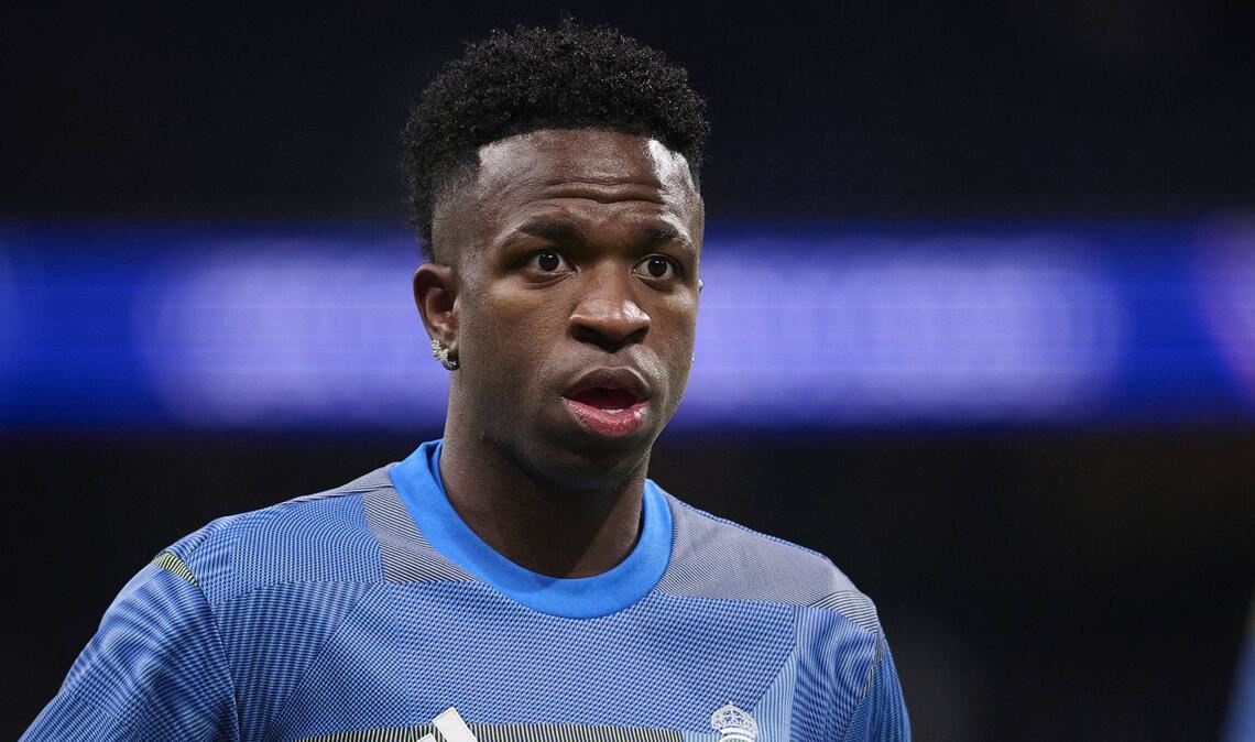 Der brasilianische Verband hat im mutmaßlichen Rassismus-Vorfall gegen Nationalspieler Vinícius Junior deutliche Sanktionen  verlangt (Archivfoto).