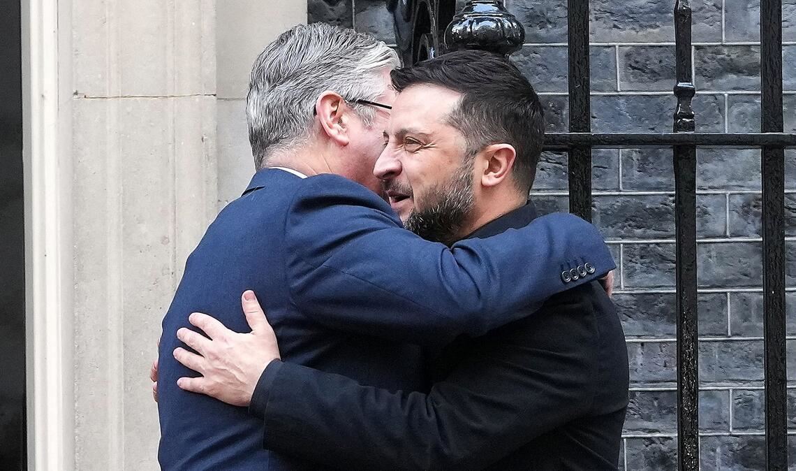Der britische Premier Starmer sicherte Selenskyj weitere Unterstützung zu.
