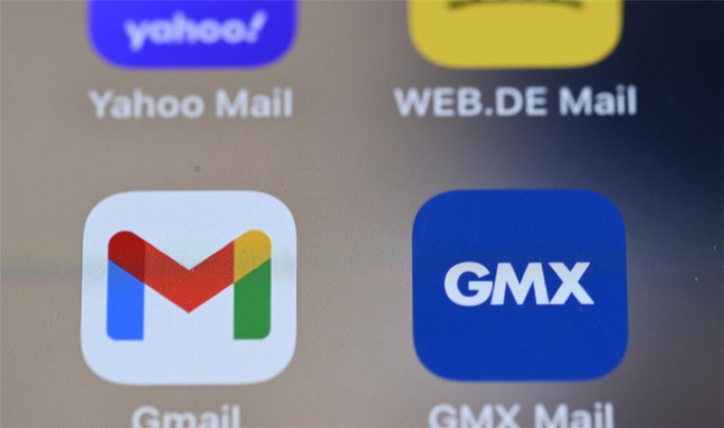 Der deutsche E-Mail-Dienst GMX konkurriert vor allem mit Gmail.