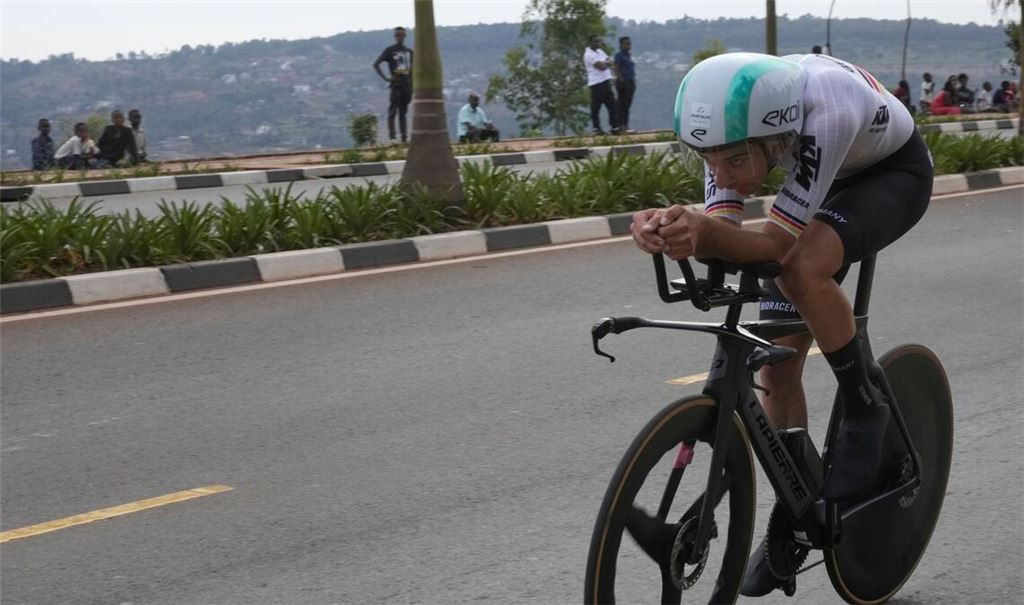 Der deutsche Radprofi Miguel Heidemann war Teil des deutschen Mixed-Teams bei der EM. (Archivbild)