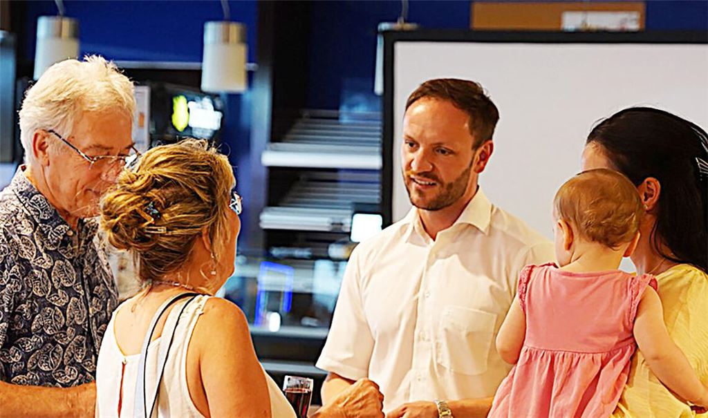 Der direkte Austausch sei ihm besonders wichtig, sagt Stefan Aßmus. Foto : privat