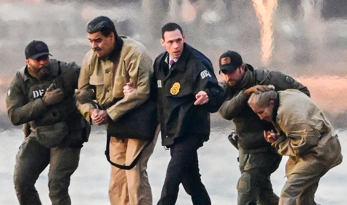 Der durch US-Streitkräfte gefangen genommene venezolanische Präsident Nicolas Maduro (Archivbild).