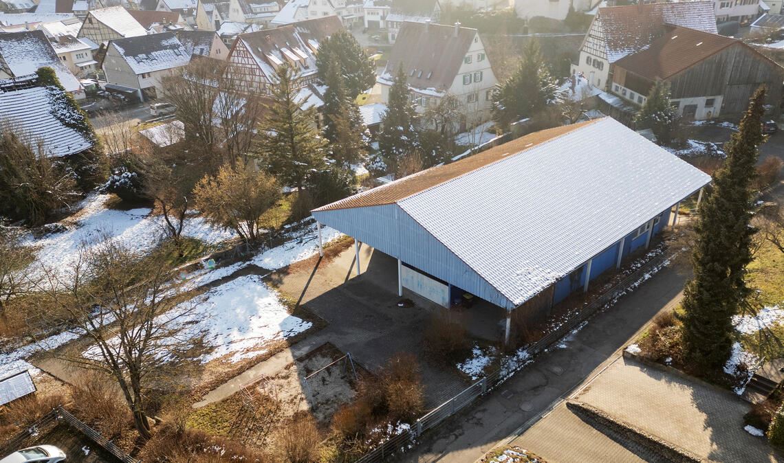 Der ehemalige Kindergarten in Iptingen steht im Mittelpunkt der kommunalen Arbeiten im Sanierungsgebiet. Foto: Fotomoment