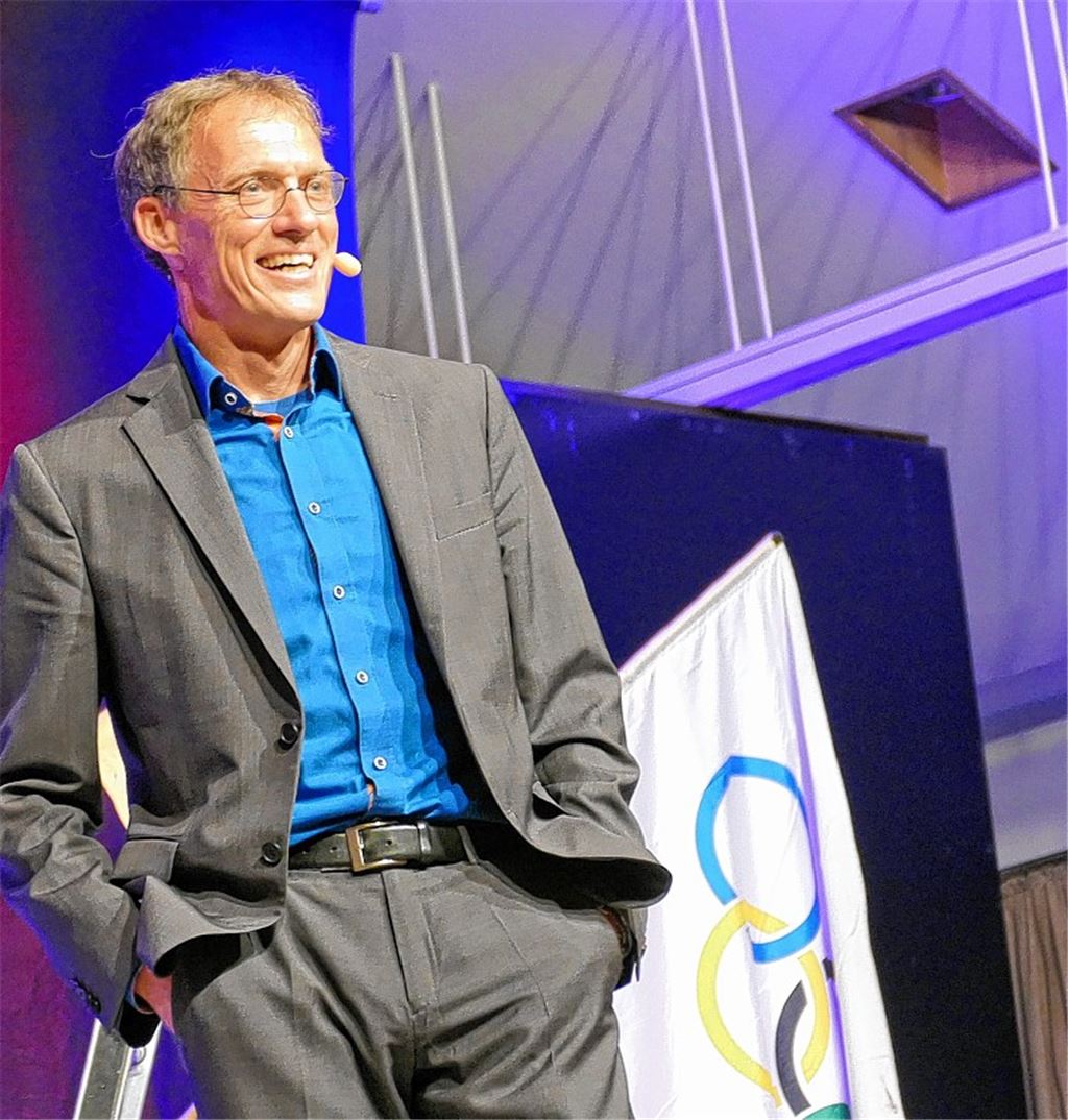 Dieter Baumann versprüht Witz unter Läufern