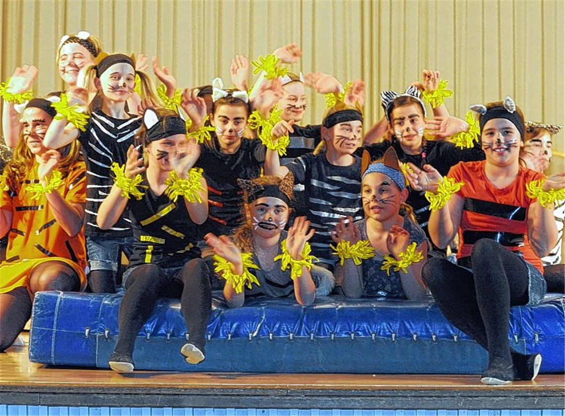 Der erste Programmpunkt kommt von der Kinderturngruppe. Foto: Fotomoment