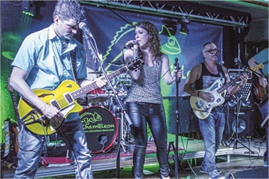 Der frühere Kämmerer Matthias Enz – im Bild als Gitarrist der Band Chameleon – hat seine Bewerbungsunterlagen abgegeben. Mit Ulrich Kisling will ein ehemaliger Gemeinderat aus Pinache Bürgermeister von Wiernsheim werden. Fotos: Deeg, Archiv/Fotomoment