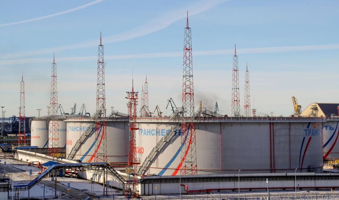 Der für den Ölexport wichtige Hafen Ust-Luga ist wiederholt von der Ukraine angegriffen worden. (Archivbild)