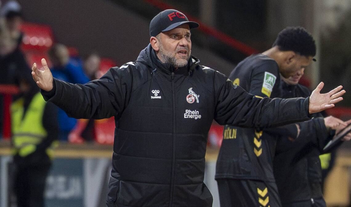 Der gebürtige Bietigheimer Evangelos „Laki“ Sbonias steht mit viel Leidenschaft an der Seitenlinie – seit Juli 2023 beim 1. FC Köln II.