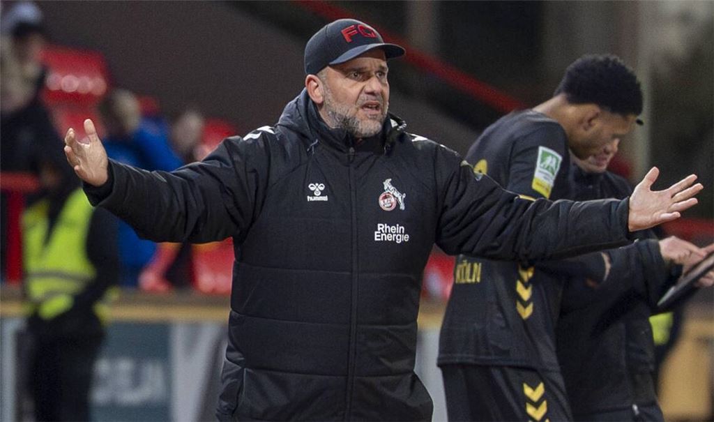 Der gebürtige Bietigheimer Evangelos „Laki“ Sbonias steht mit viel Leidenschaft an der Seitenlinie – seit Juli 2023 beim 1. FC Köln II.