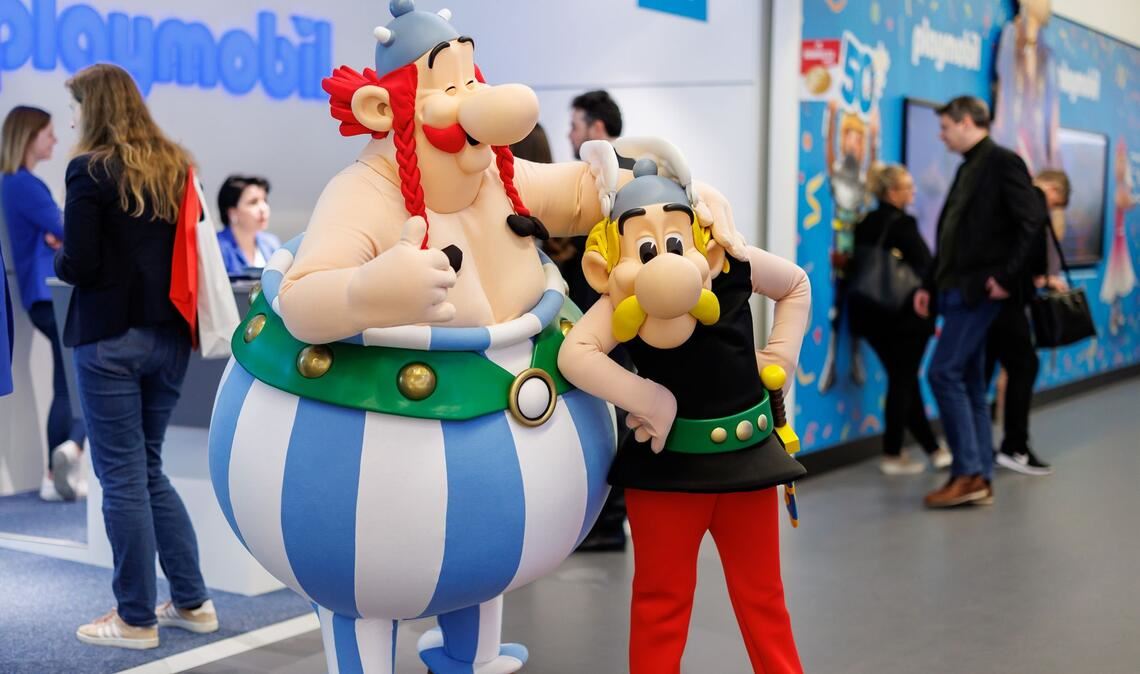 Der große Gallier Obelix ist neben seinem besten Freund Asterix eine der Hauptfiguren des Kult-Comics, den René Goscinny und Albert Uderzo 1959 gemeinsam geschaffen hatten. (Archivbild)