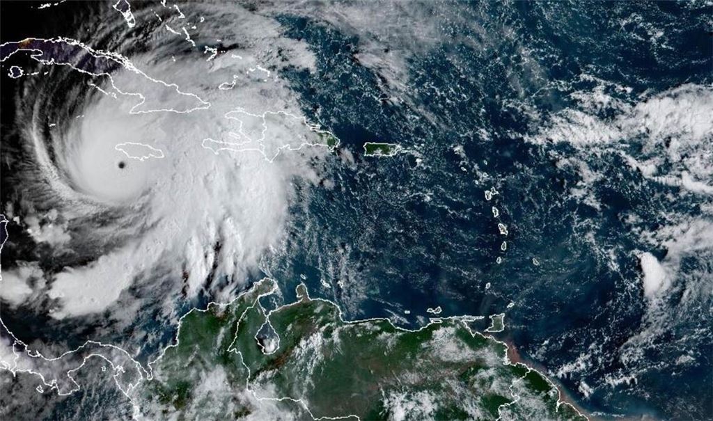 Der große Hurrikan "Melissa" ist auch aus dem Weltall sichtbar.