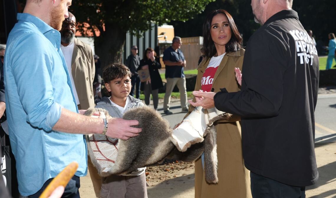 Der indigene Spaziergang fand ohne viel Publikum statt.