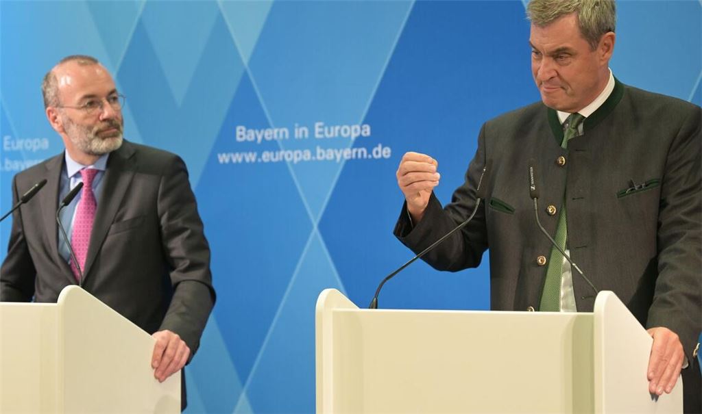 Der mögliche Abzug von US-Soldaten aus Bayern überschattet die Brüssel-Reise des bayerischen Kabinetts.