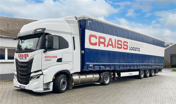 Firma Craiss schickt LNG-Truck auf Tour