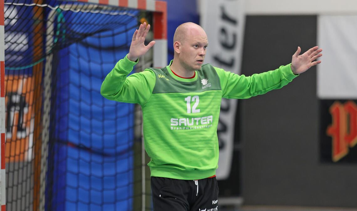 Der neue Torhüter Pascal Duck steht mit dem TSV Knittlingen unter Druck.