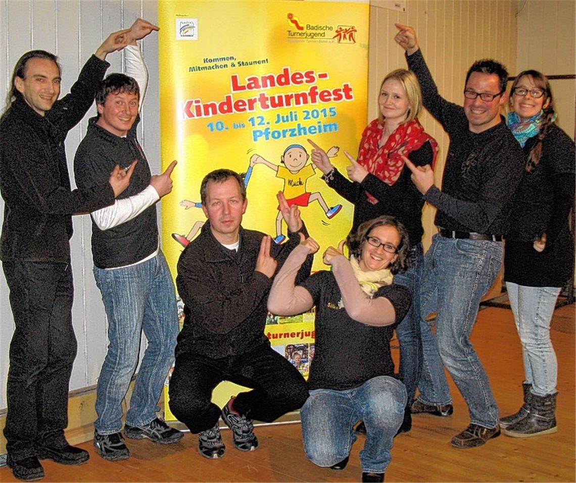 Der neue Vorstand der Turnerjugend freut sich auf das Landeskinderturnfest.