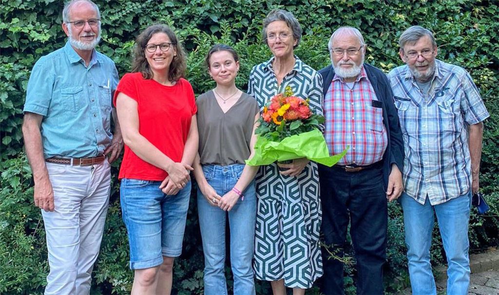 Der neugewählte Vorstand des SPD-Ortsvereins Maulbronn (v. li.): Peter Krüger, Susanna Clever, Wilhelmine Wolf, Susanne Kiefner, Reinhard Kastner, Lutz Brühl. Nicht im Bild: Martin Jaiser. Foto: Jaiser
