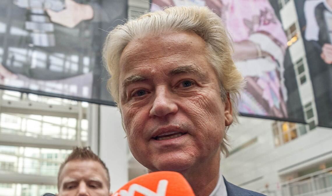 Der radikal-rechte Populist Geert Wilders muss wohl zurück auf die Oppositionsbank.