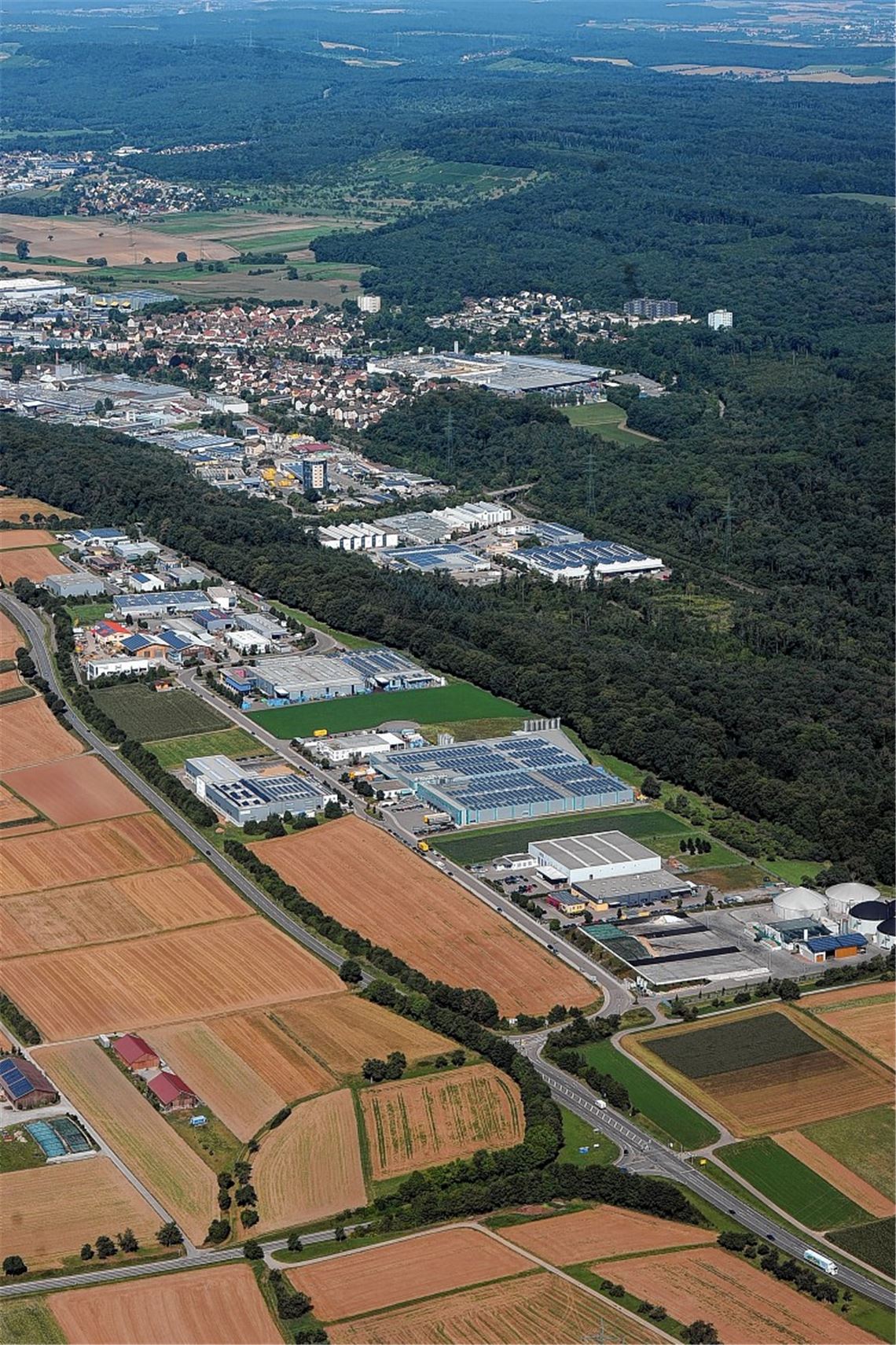 Der schöne Schein trügt: Im Gewerbegebiet Waldäcker gibt es keine freien Grundstücke. Foto: Kuhnle