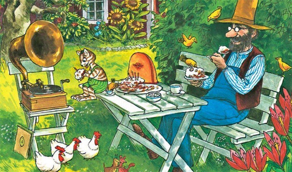 Der schwedische Kinderbuchautor und Illustrator Sven Nordvist feiert 80. Geburtstag – seine Helden Pettersson und Findus würden bei diesem Anlass Pfannkuchentorte kredenzen.